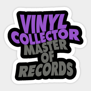 Vinyl Collector Sticker